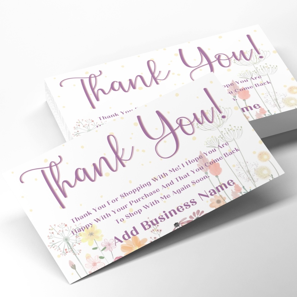 Thank You Cards for Business